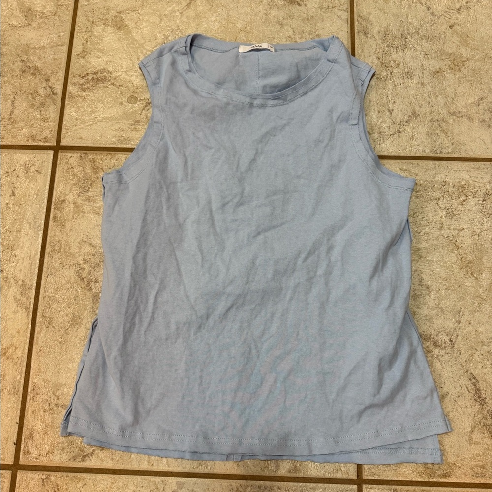 TALULAH Light Blue Muscle Tee